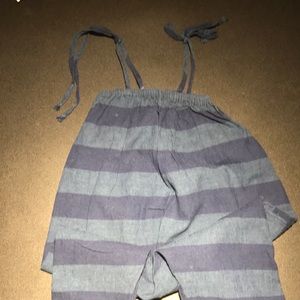 Mabo romper 18 month-blue stripes